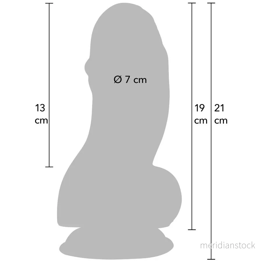 HIDDEN DESIRE - INFERNO FAT BOYS DILDO 19 CM - Bild 3