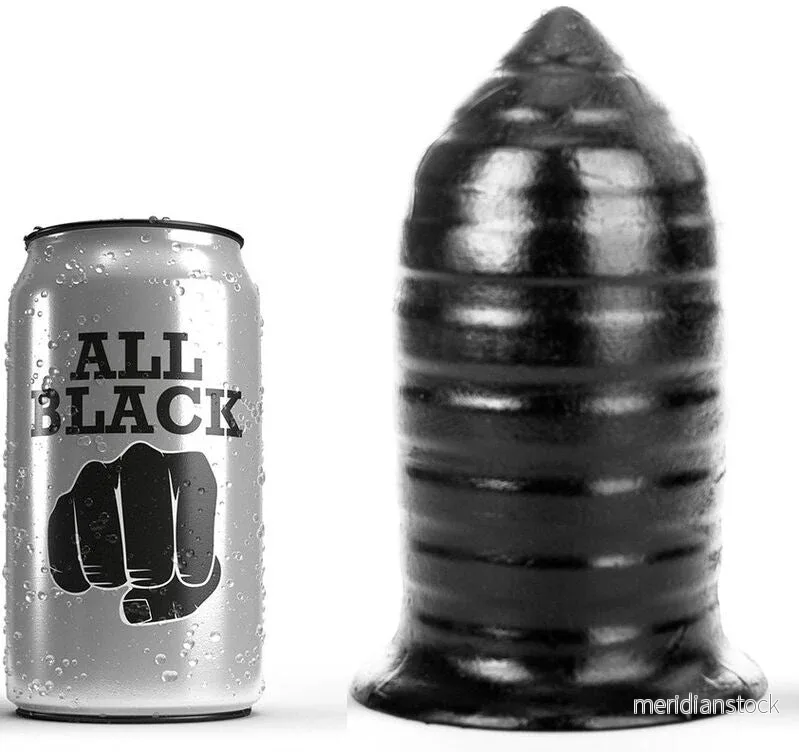 ALL BLACK - ANAL PLUG 16 CM