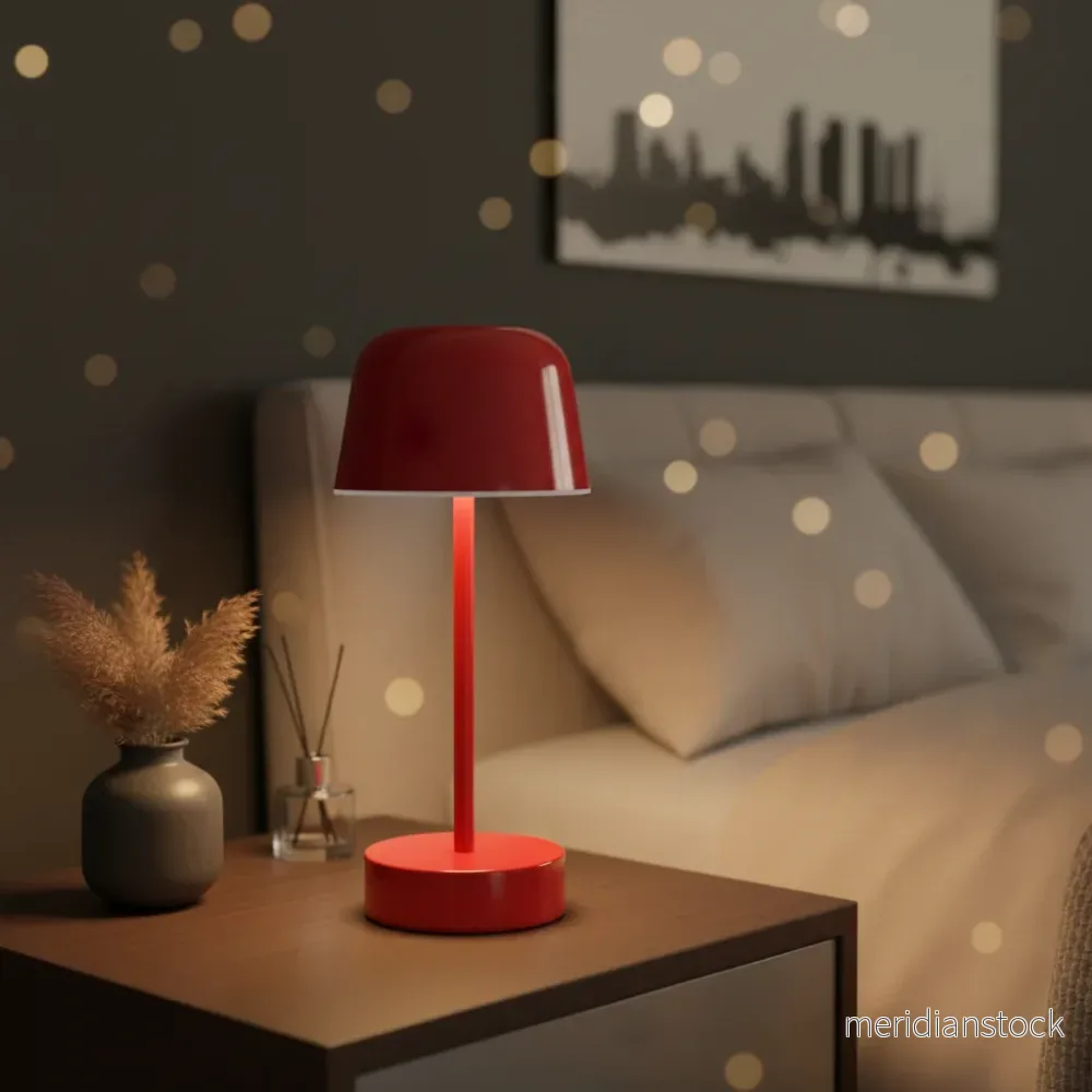 Modern bordslampa i metall - Radiantix