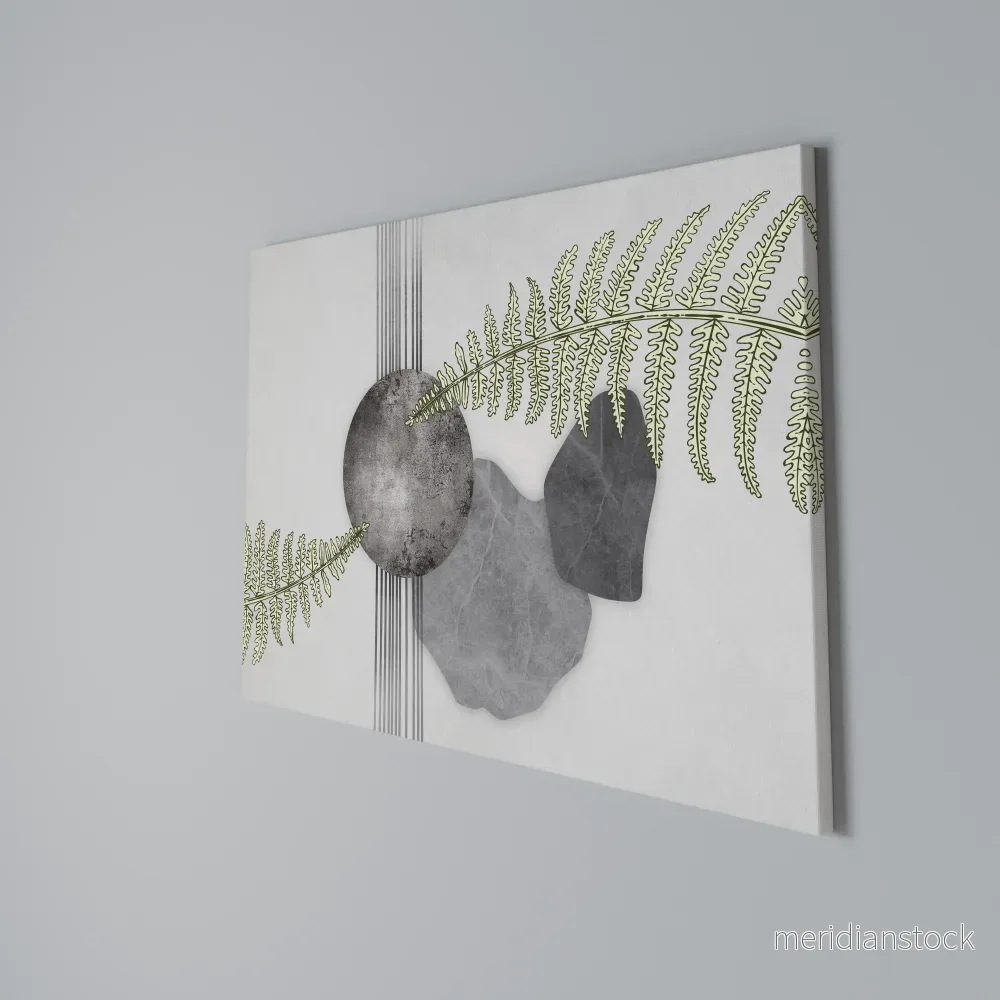 FERN MELANCHOLY Horizontal Canvas Print - Bild 3