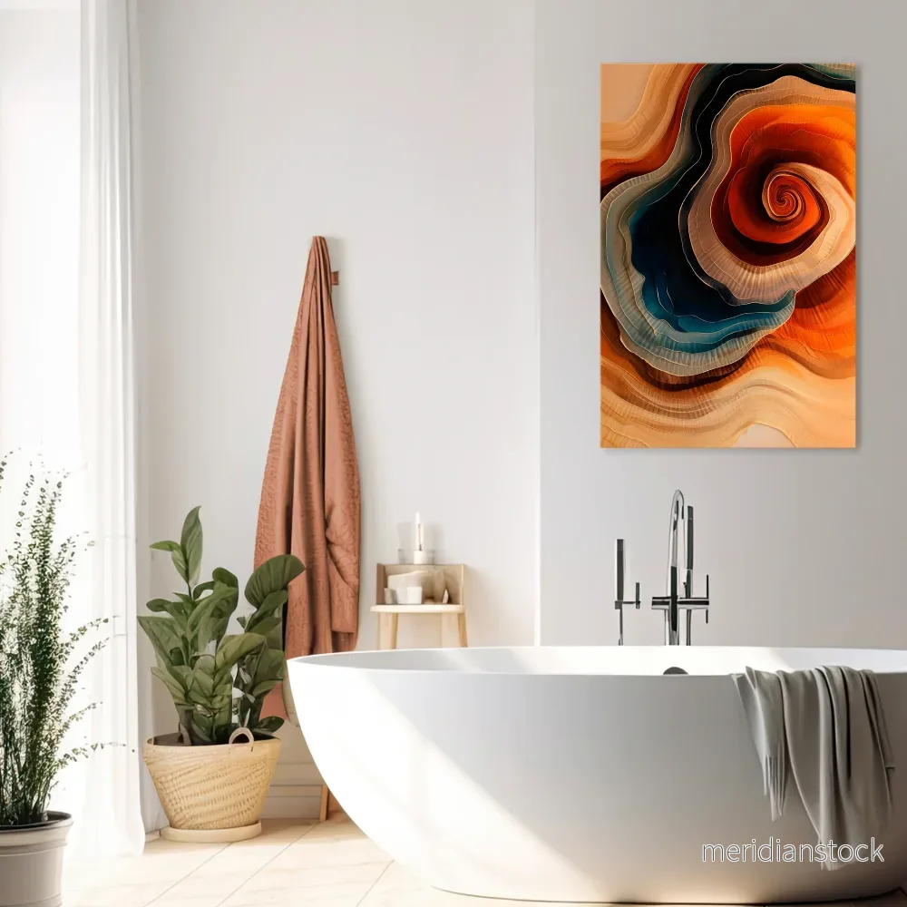 SPIRALING DREAMSCAPE Vertical Canvas Print