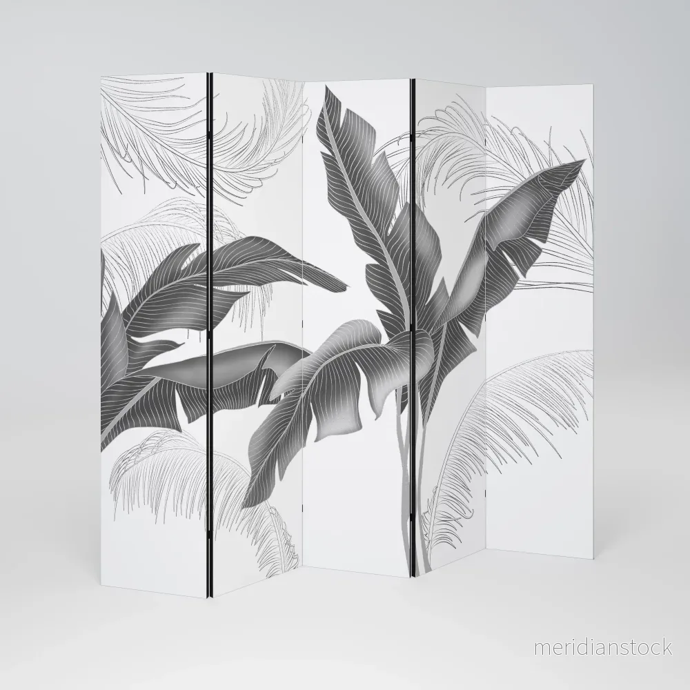 CALM ALLURE Dekorativ rumsavdelare – 5 paneler