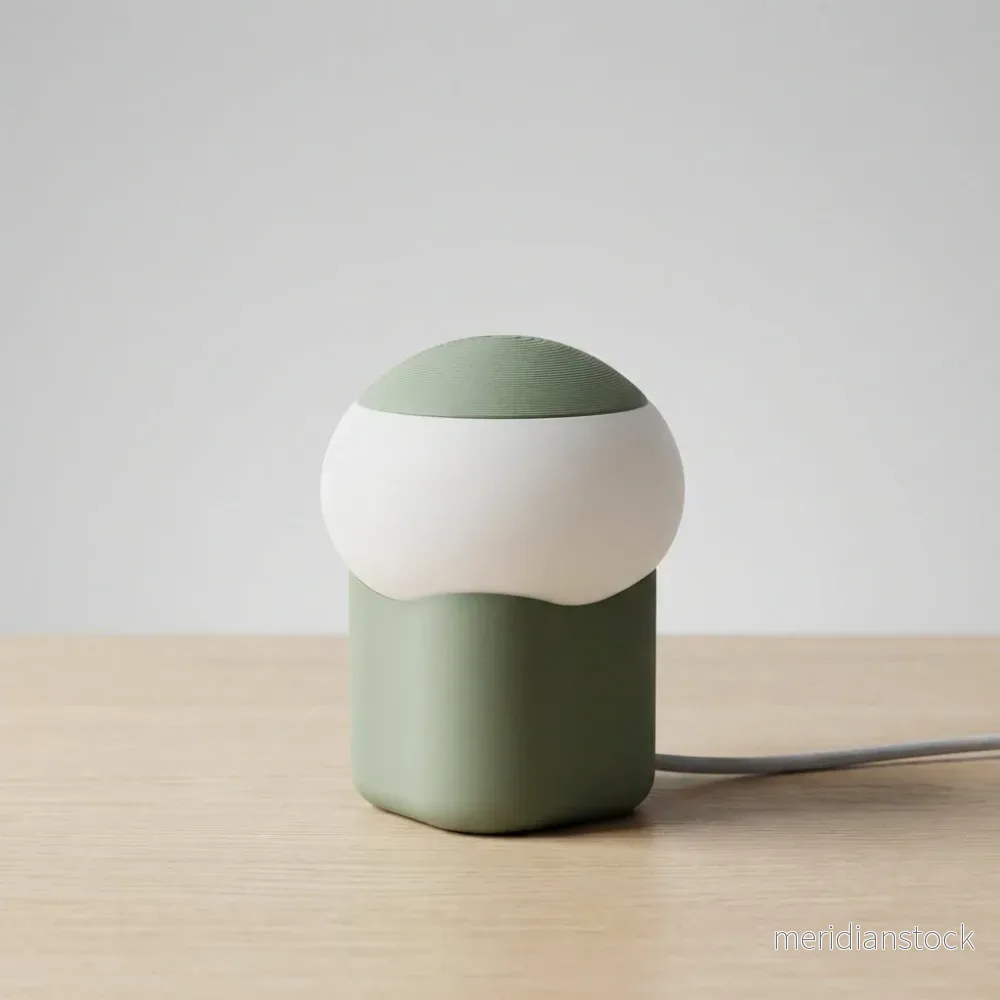 Kompakt svampformad bordslampa – Mushino - Bild 2