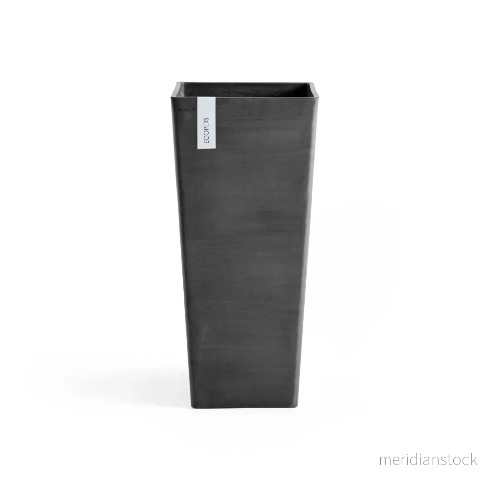 Kruka Rotterdam hög 70cm mörkgrå - Bild 2