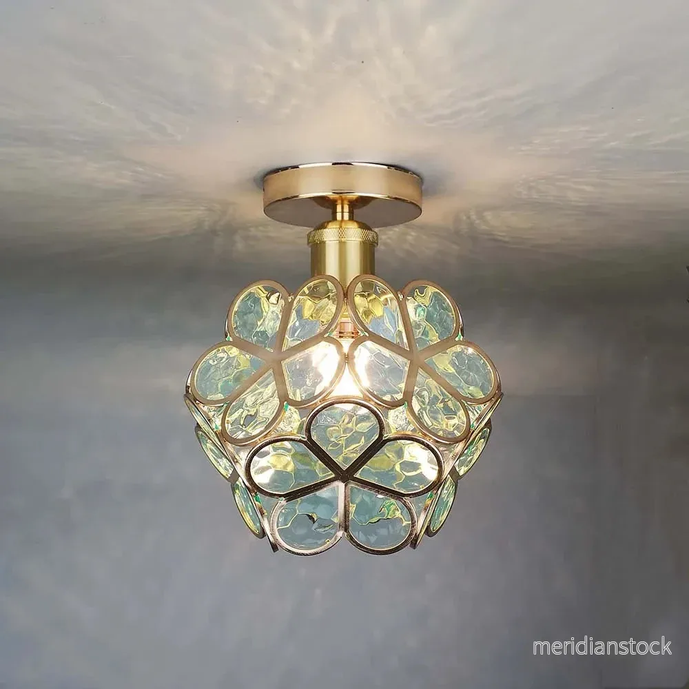 Taklampa med glasblommor – FloraGlow Taklampa med glasblommor – FloraGlow