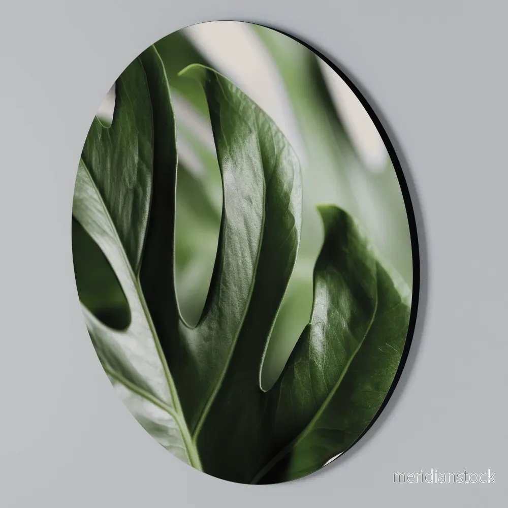 SHARP MONSTERA Rund väggdekor - Bild 2