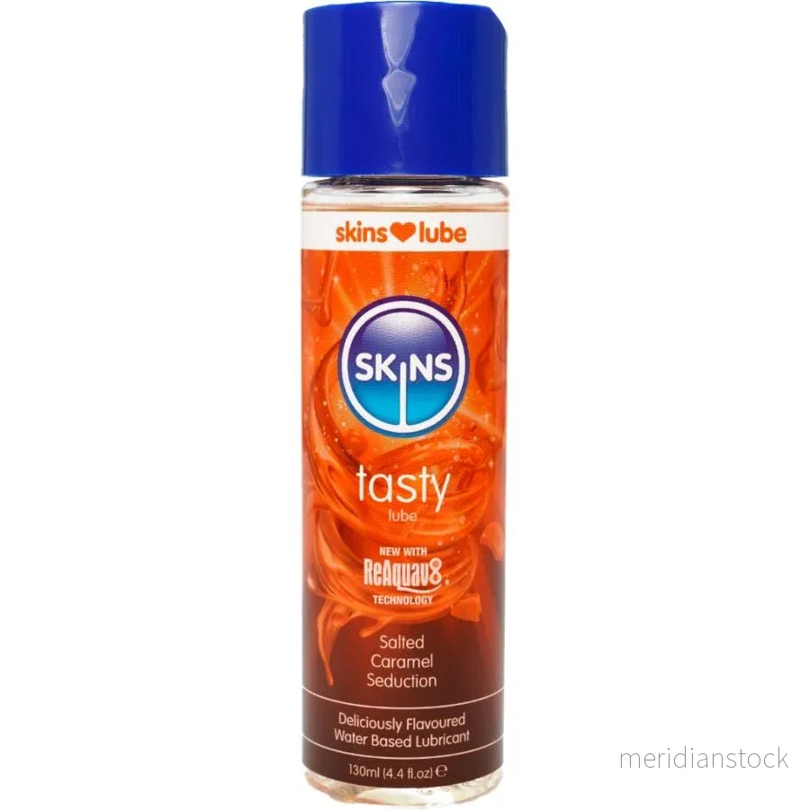 SKINS - TASTY WATER-BASED LUBRICANT SALTED CARAMEL 130 ML