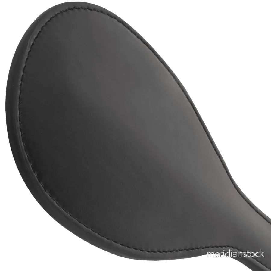 DARKNESS - ROUNDED BLACK FETISH PADDLE - Bild 3