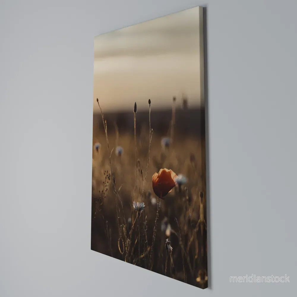 GLOWING MEADOWS AT DUSK Vertical Canvas Print - Bild 3