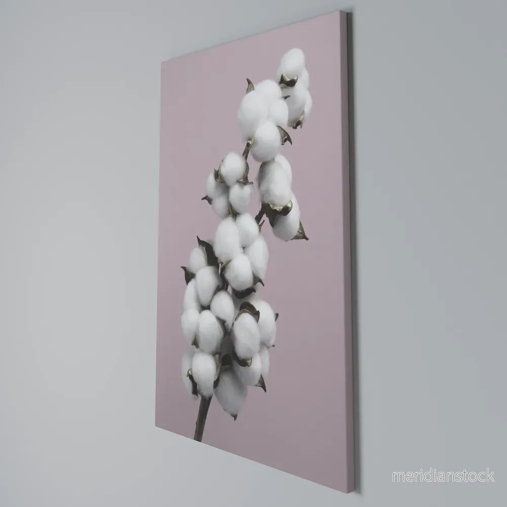 COTTON CLOUDS WHISPER Vertical Canvas Print - Bild 3