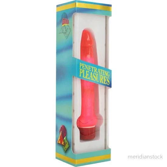 SEVEN CREATIONS - JELLY THIN PINK ANAL VIBRATOR - Bild 2