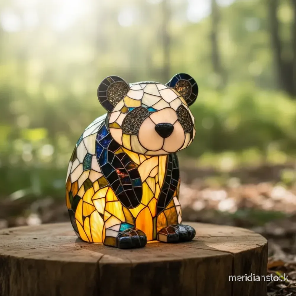 Konstfull bordslampa – AnimalGlow