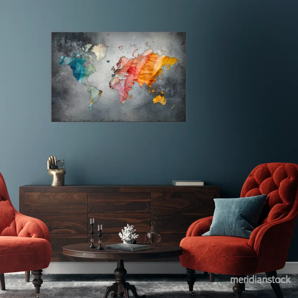 HARMONIOUS EARTH TONES Horizontal Canvas Print - Bild 2