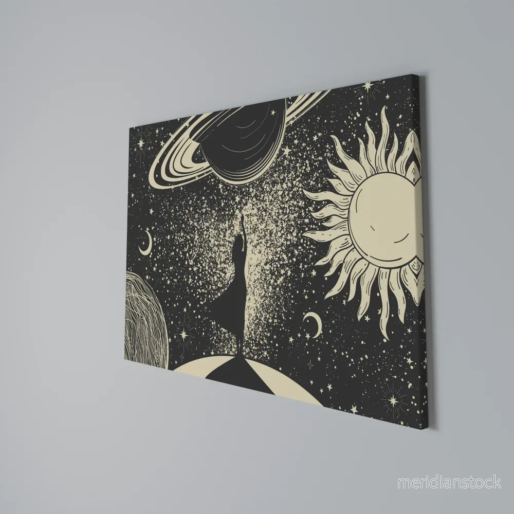 MYSTIC UNIVERSE Horizontal Canvas Print - Bild 3