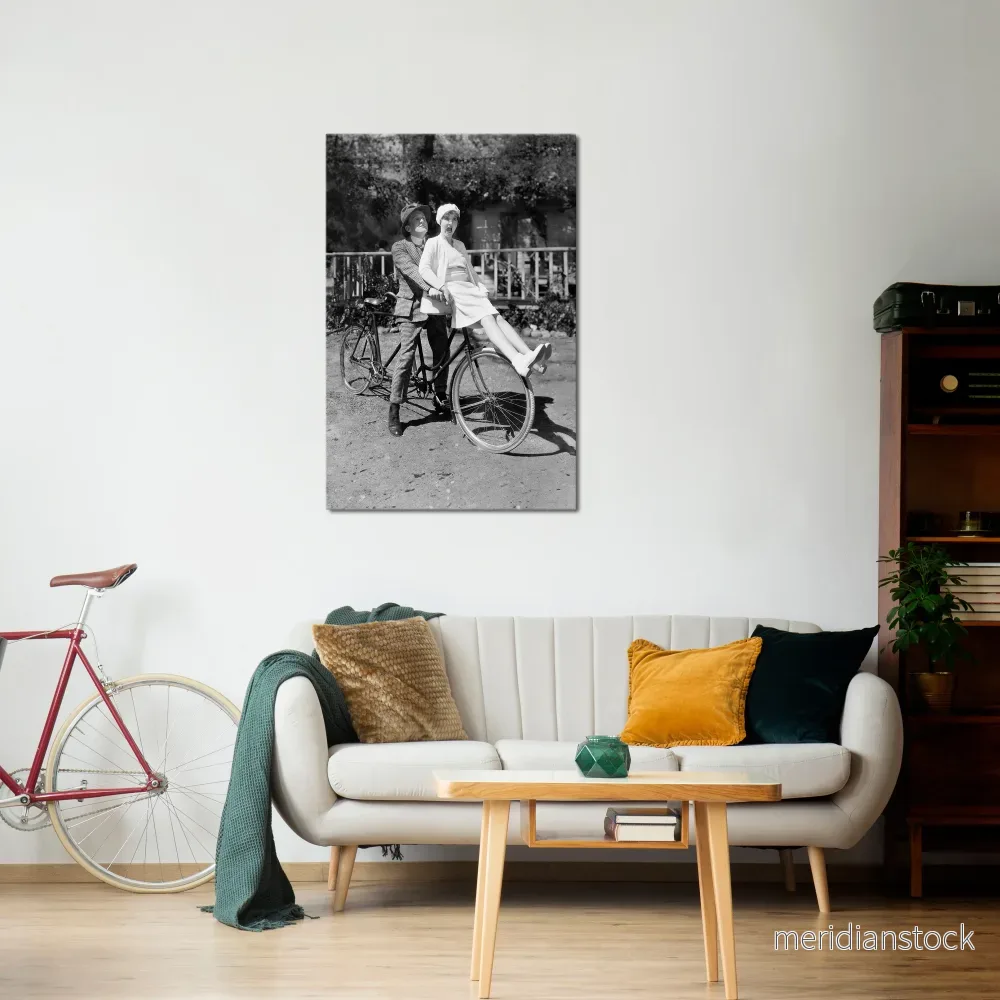 RIDING THROUGH TIME Vertical Canvas Print - Bild 2