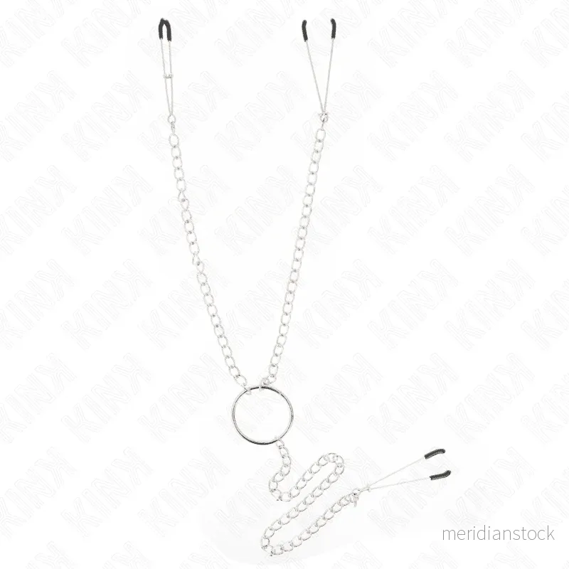 KINK - TRIPLE NIPPLE AND CLIT CLAMPS WITH CHAIN MODEL 1