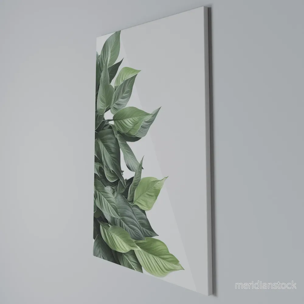 LUSH LEAFY WHIMSY Vertical Canvas Print - Bild 3