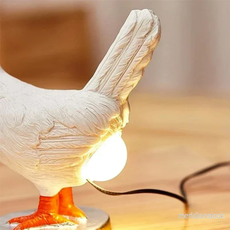Rolig höns-bordslampa - ChickLite