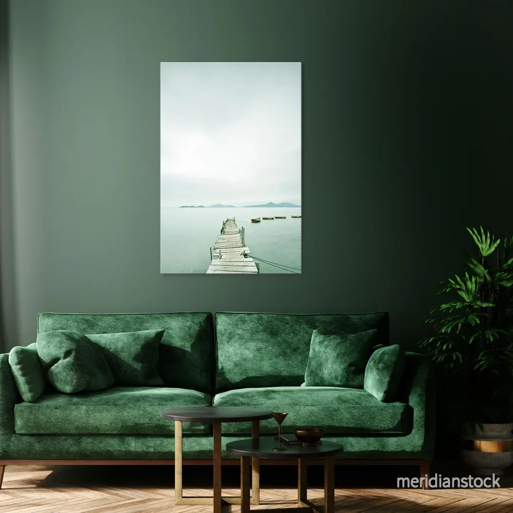 TIDAL HARMONY Vertical Canvas Print