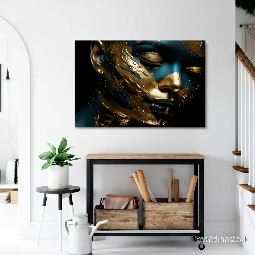 GILDED GRACE Horizontal Canvas Print
