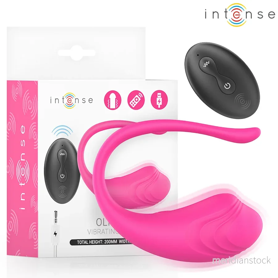 INTENSE - OLIVIA PINK VIBRATING EGG WITH REMOTE CONTROL