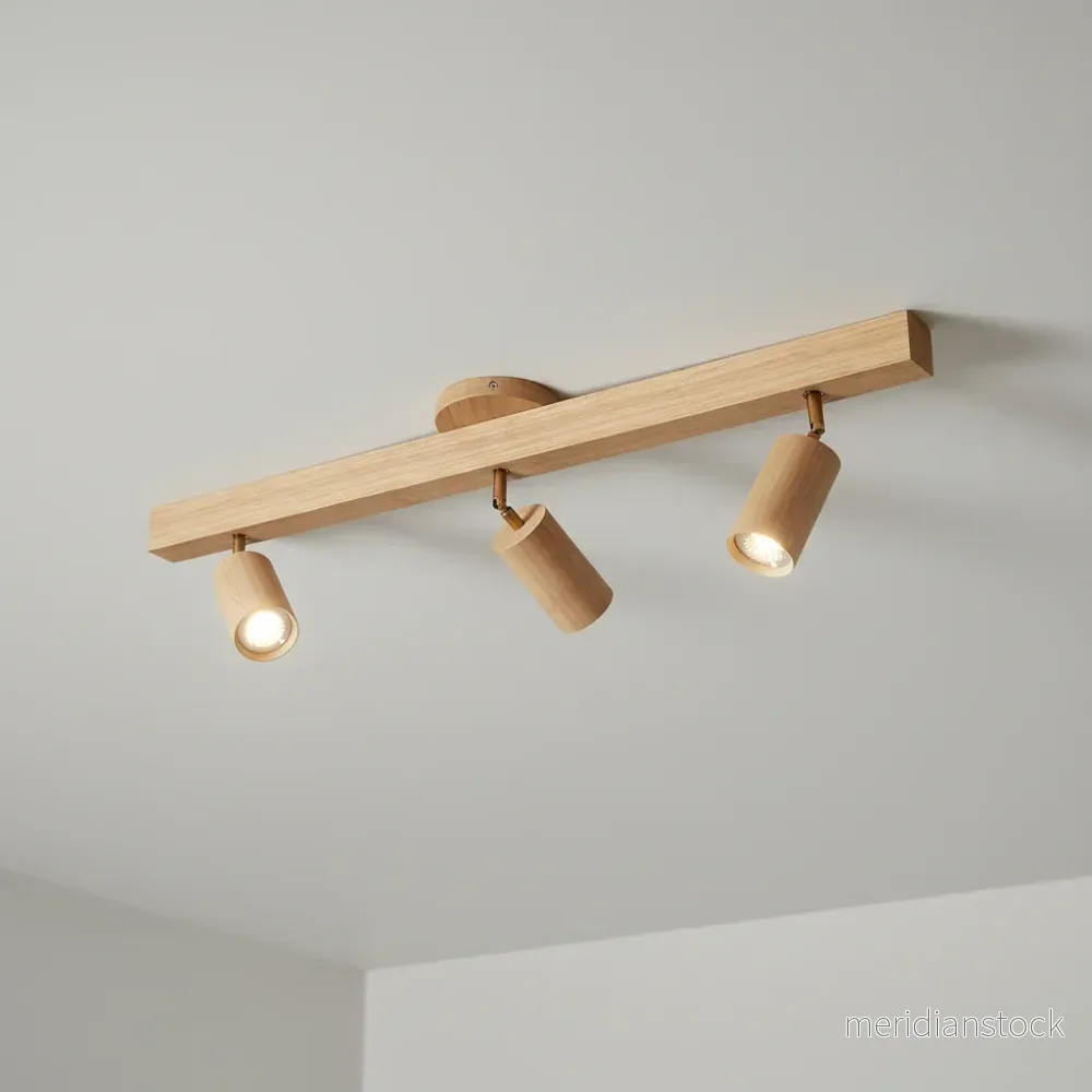 Justerbar spotlampa i trä - Ecobeam - Bild 2