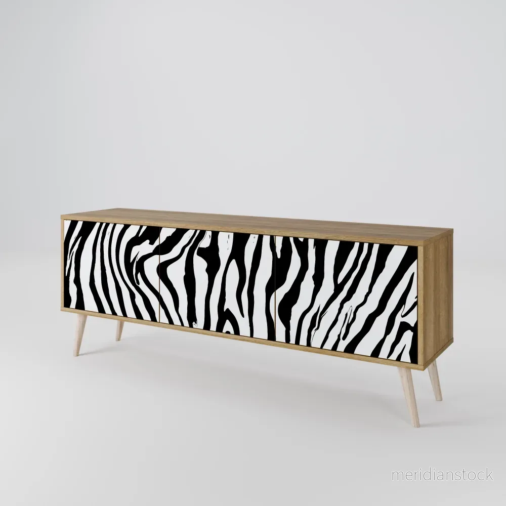 SPLENDID ZEBRA TV-bänk med 3 dörrar SPLENDID ZEBRA TV-bänk med 3 dörrar