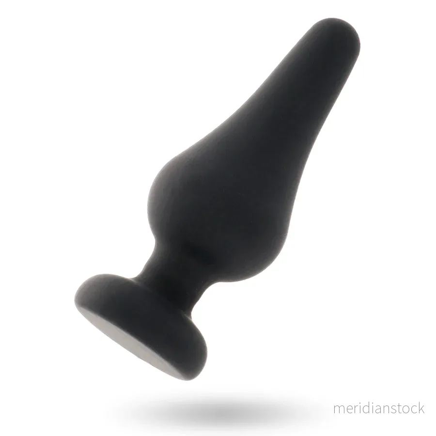 INTENSE - ANAL PLUG PIPO M BLACK SILICONE 11 CM - Bild 3