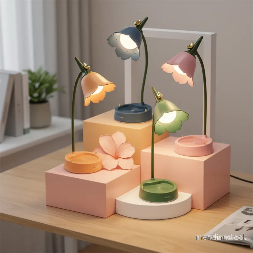 Bordslampa formad som blomblad – GlowBlossom Bordslampa formad som blomblad – GlowBlossom