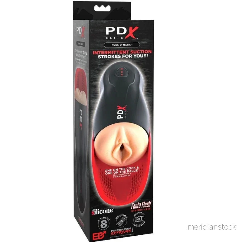 PDX ELITE - STROKER FUCK-O-MATIC VAGINA DOUBLE VIBRATION PENIS & TESTICLES - Bild 3