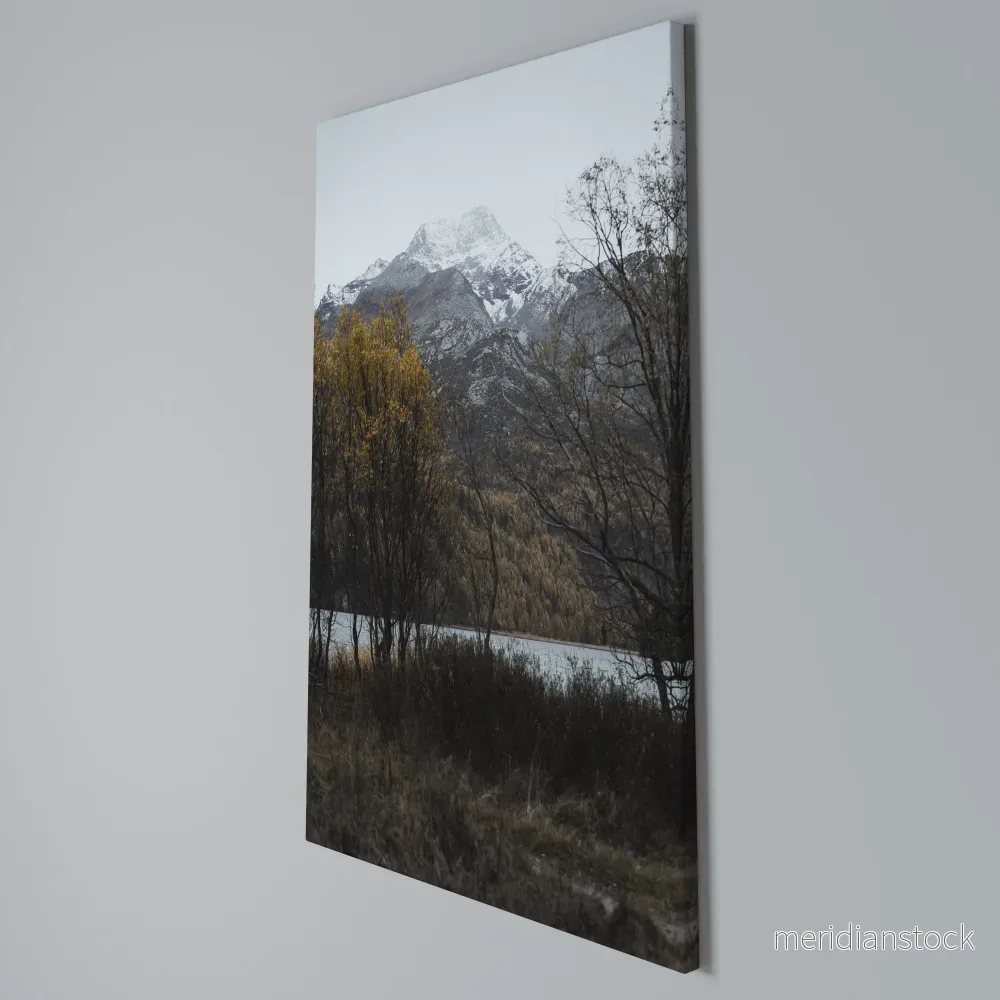 AUTUMN'S SILENT EMBRACE Vertical Canvas Print - Bild 3