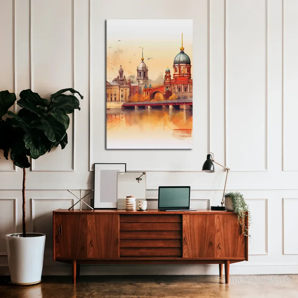 BERLIN SPIRIT Vertical Canvas Print BERLIN SPIRIT Vertical Canvas Print