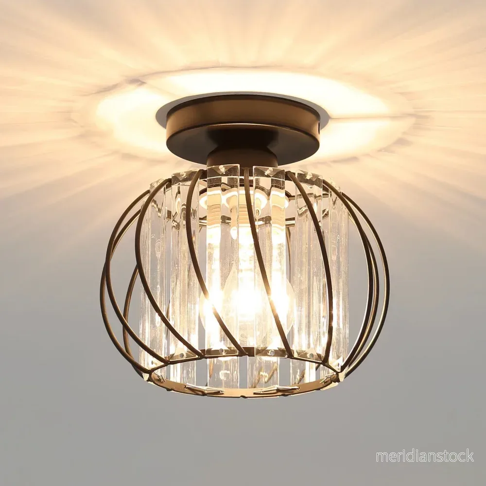Taklampa i glas – nordisk minimalistisk plafond för hall Taklampa i glas – nordisk minimalistisk plafond för hall