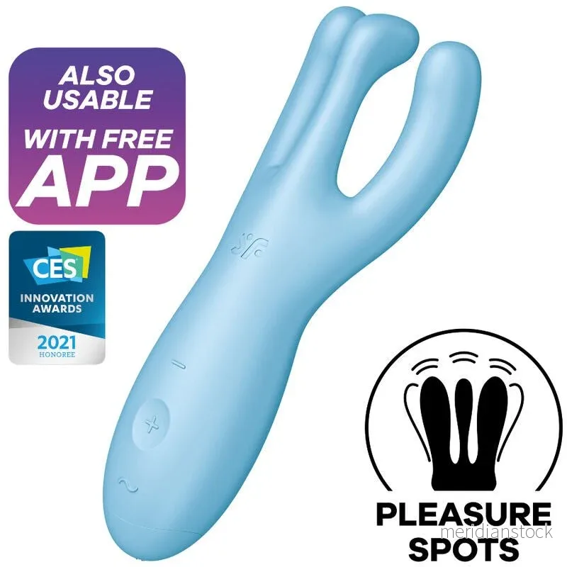 SATISFYER - THREESOME 4 VIBRATOR APP PINK - Bild 2
