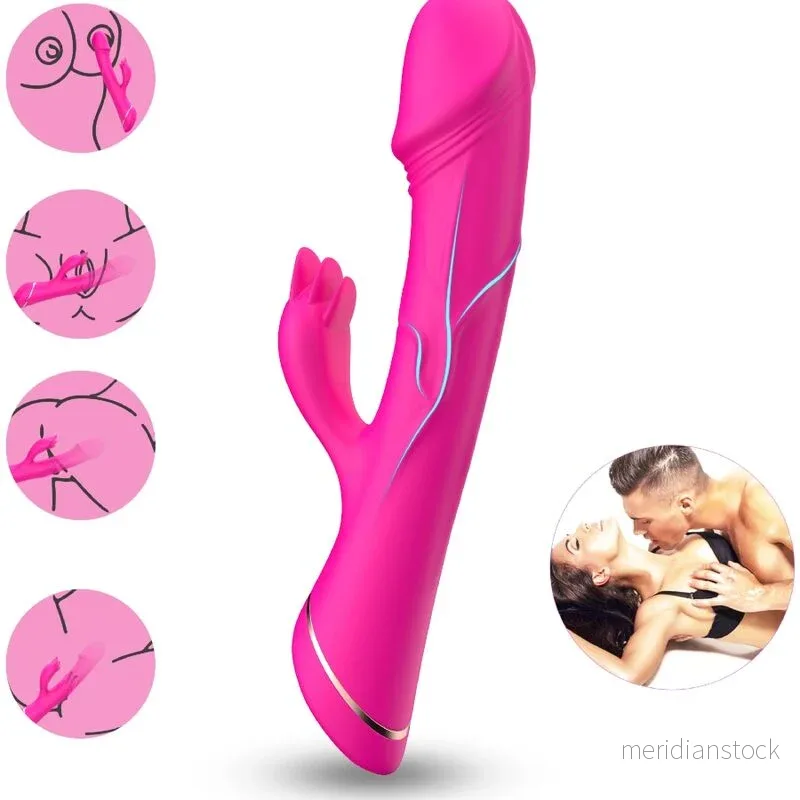 ARMONY - DILDO VIBRATOR RABBIT SILICONE FUCHSIA - Bild 2