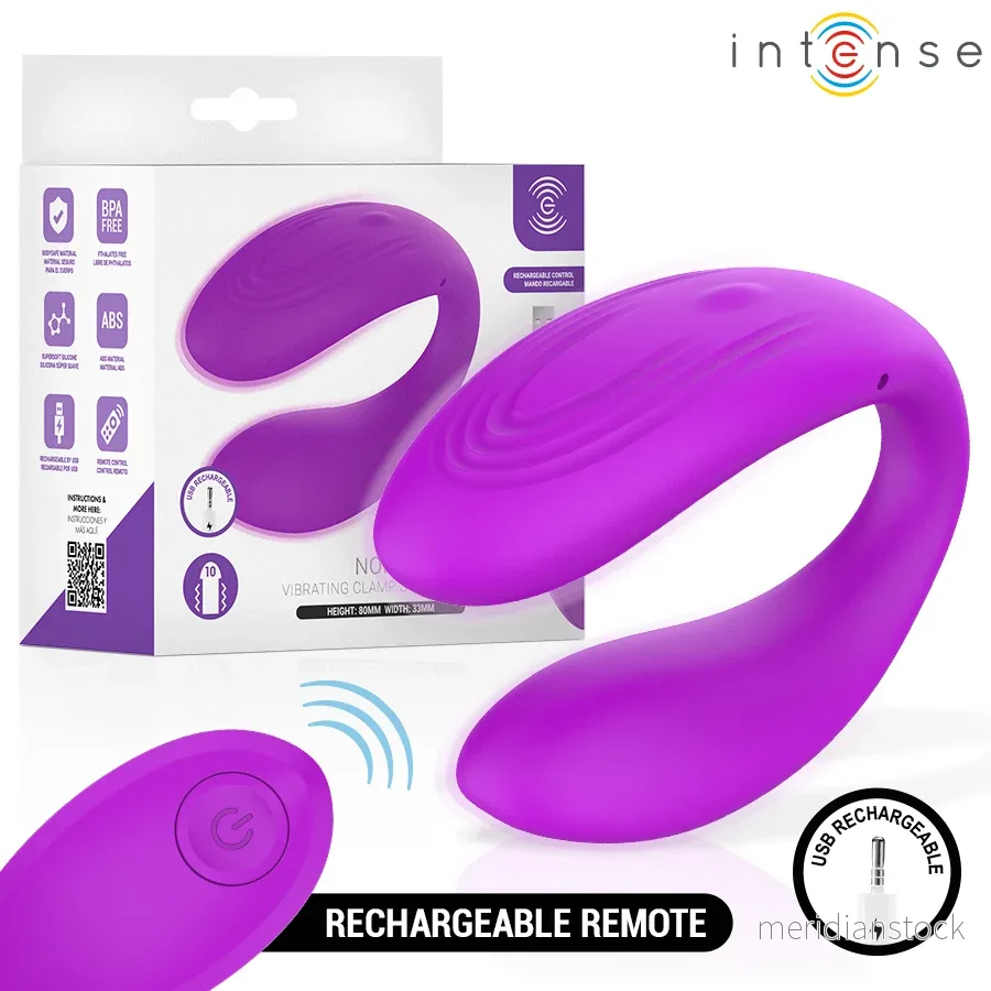 INTENSE - NORA VIBRATING CLAMP STIMULATOR PURPLE - Bild 2