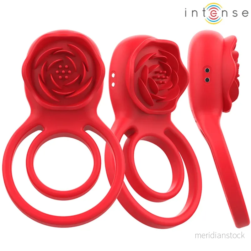 INTENSE - GAIL STIMULATOR ROSE 10 VIBRATIONS RED REMOTE CONTROL - Bild 2