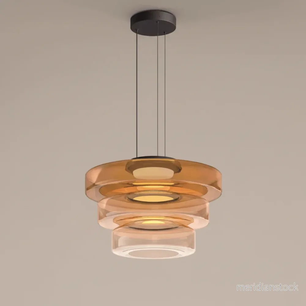 LED-hänglampa i flera nivåer - AuraLoft - Bild 2