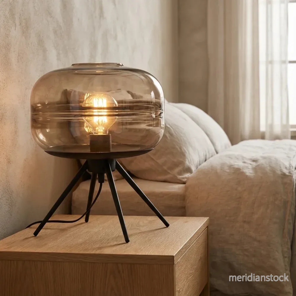 Modern bordslampa med fyra ben – Artelio