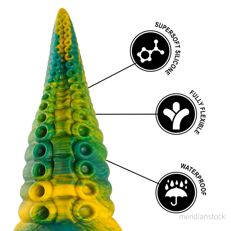 EPIC - CETUS GREEN TENTACLE DILDO SMALL SIZE - Bild 3