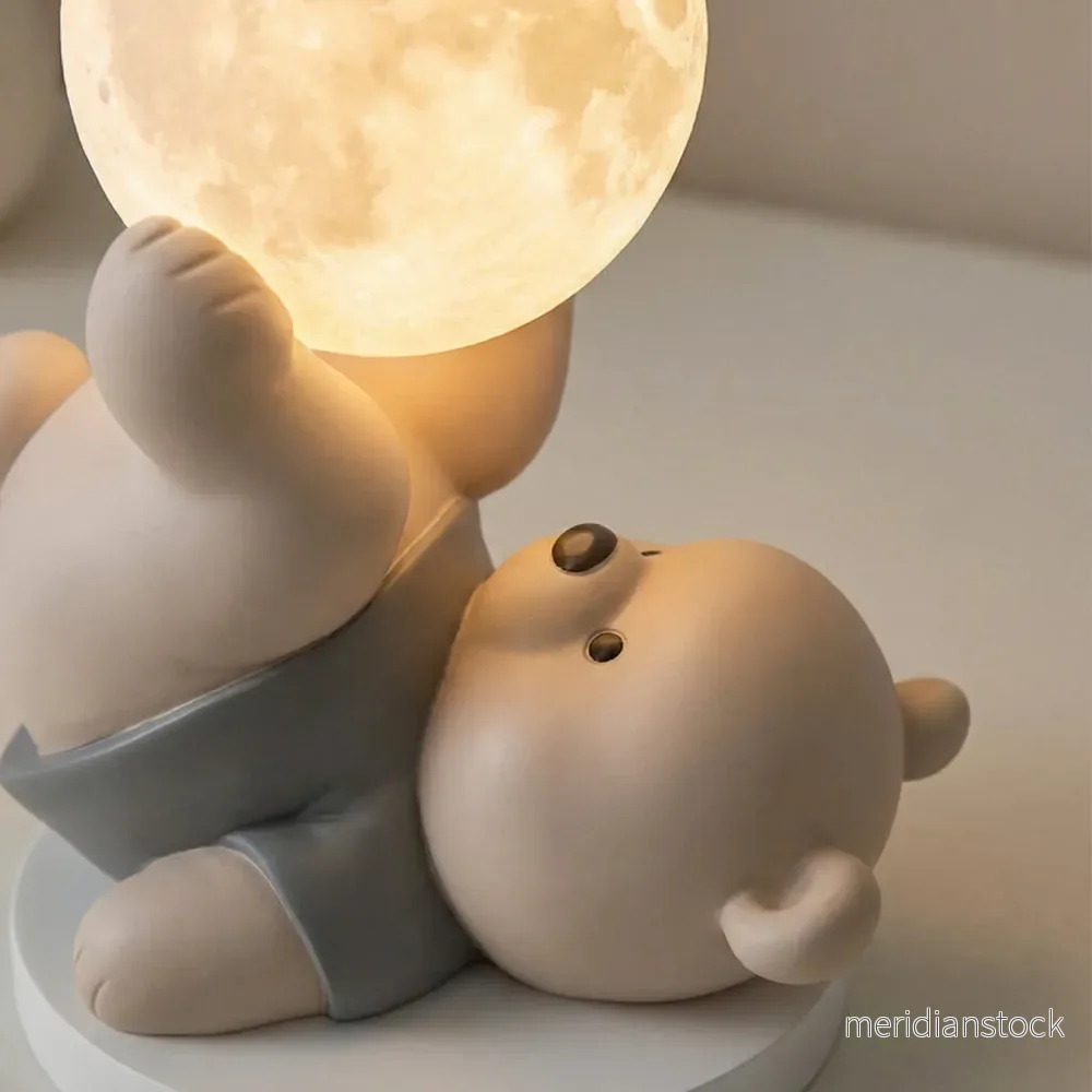 Beröringsstyrd sängbordslampa - LumiBearo - Bild 3