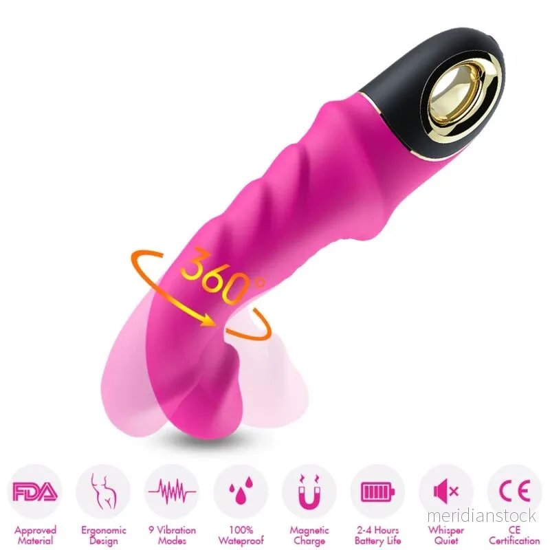 ARMONY - JOYBLADE DILDO VIBRATOR ROTATOR FUCHSIA - Bild 3