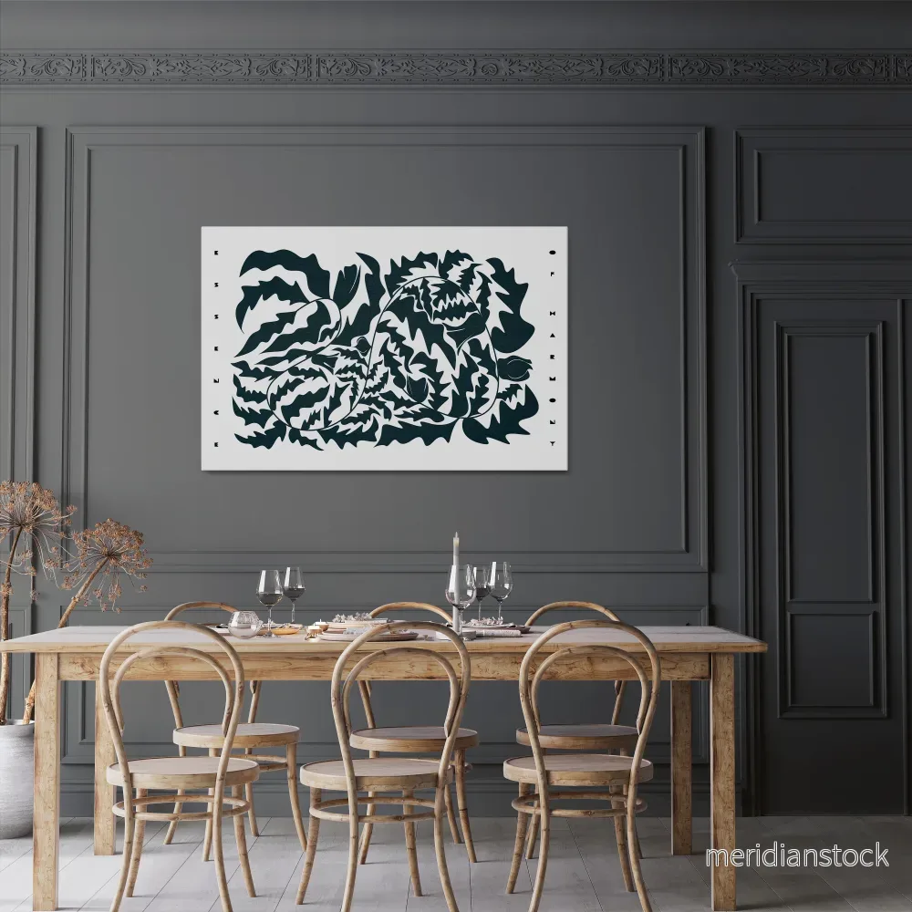 ETHEREAL ORNAMENT Horizontal Canvas Print