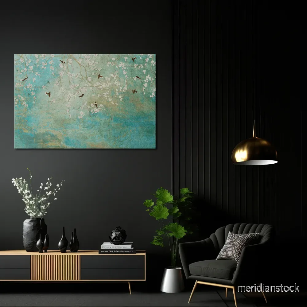 BLOOMING CHARM Horizontal Canvas Print - Bild 2