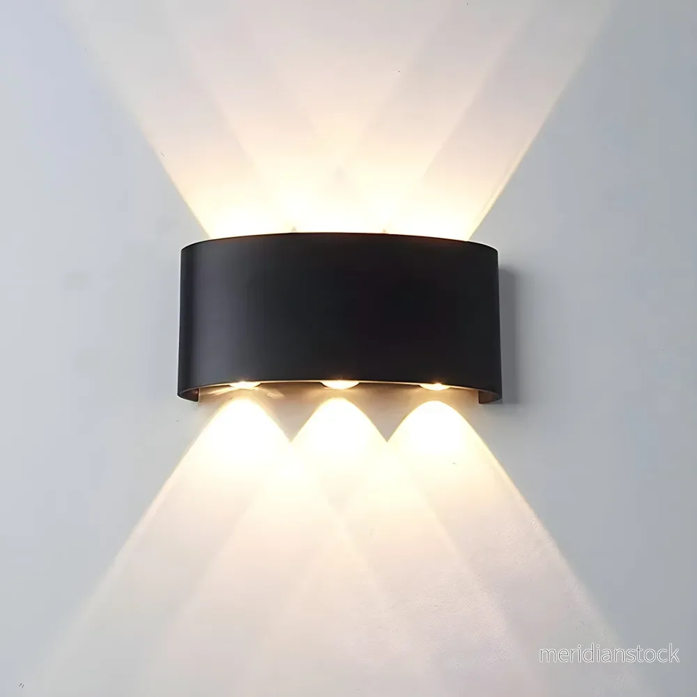 Vägglampa LED upp och ner – inne och ute, modern fasadbelysning