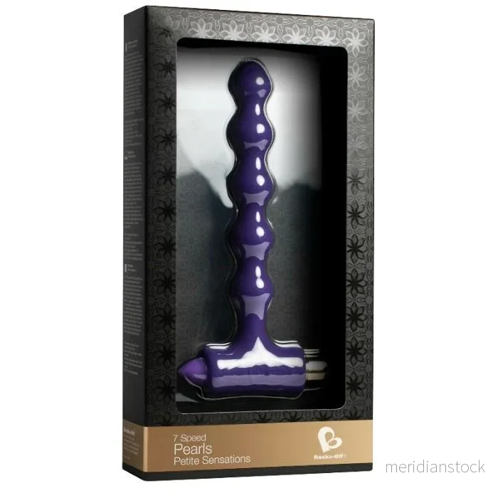 ROCKS-OFF - ANAL PLUG WITH VIBRATION AND RIVERLES PETITE SENSATIONS PEARLS - Bild 2