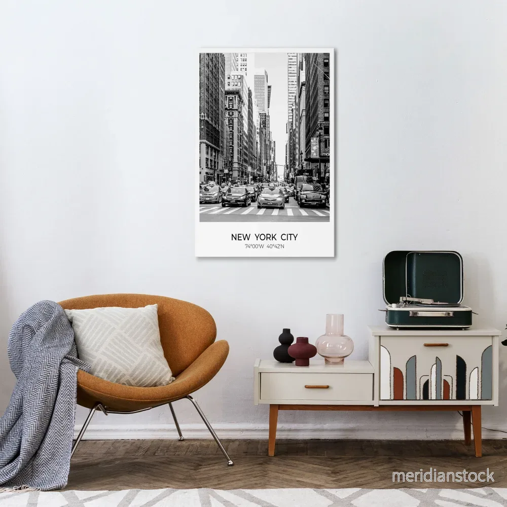 TIMELESS NEW YORK VIBES Vertical Canvas Print - Bild 2