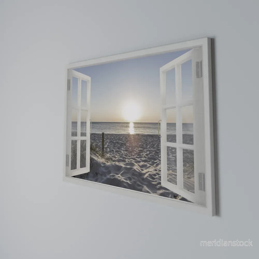 WINDOW OF CALM Horizontal Canvas Print - Bild 3