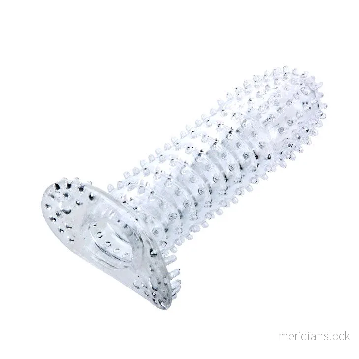 BAILE Penis Sheath with Stimulating Points - 14 cm Transparent Design - Bild 2