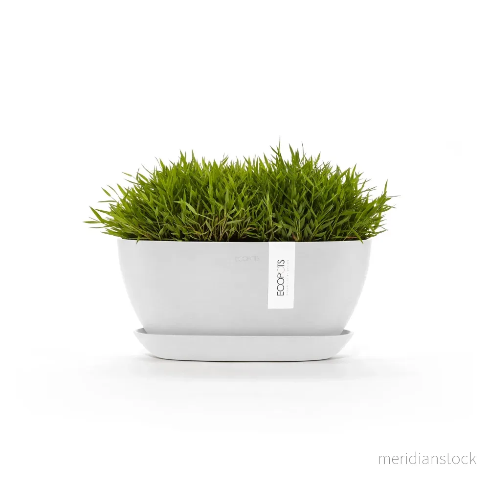 Kruka Sofia 30cm vit & krukfat